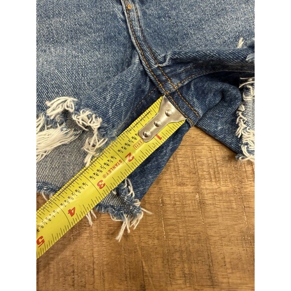 Abercrombie & Fitch The Mom Short High Rise Jean Shorts Womens Size 4 - Picture 7 of 11